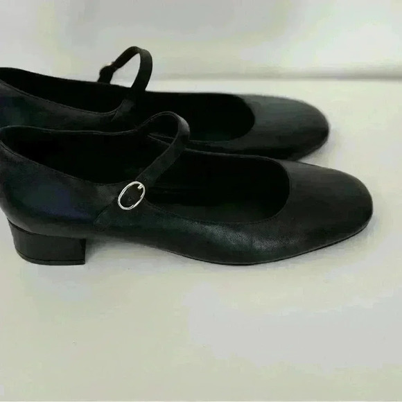 NWT TOP-TIER MARY JANE BLACK LEATHER size 9 - Picture 5 of 7